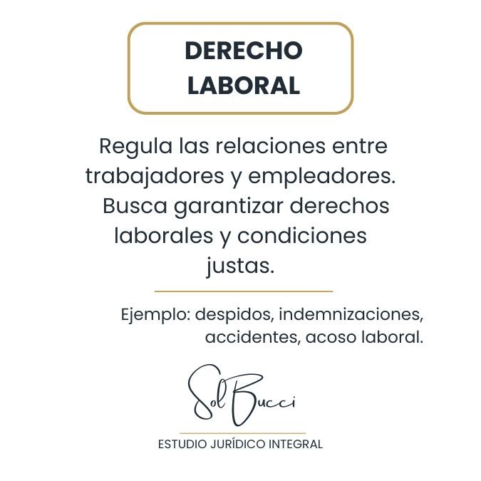 Derecho Laboral - Detalles
